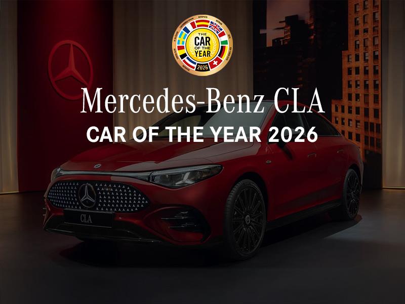 slider Mercedes-Benz CLA è “Car of the Year” 2026